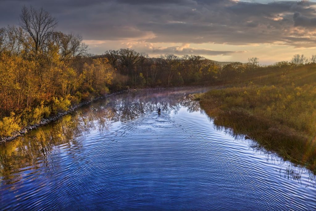 The Red River Carries Minnesota Water North Toward Hudson Bay