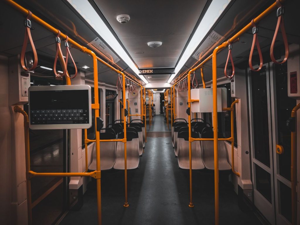 Small Buses Operate From Early Morning Until Late Evening