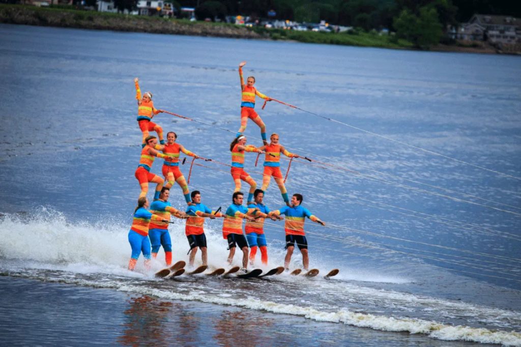 Samuelson Turned Water Skiing Into a Public Spectacle