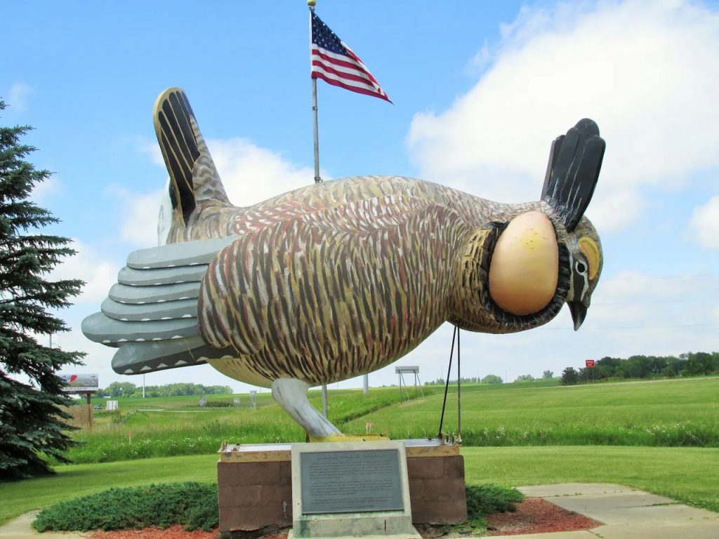 Rothsay’s 13-Foot Prairie Chicken Has Watched Over I-94 Since 1976
