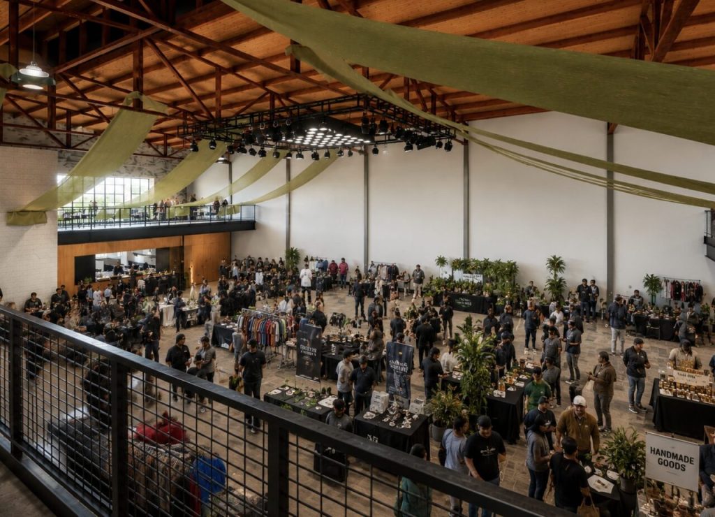 The Development Includes an Event Venue for Up to 600 Guests