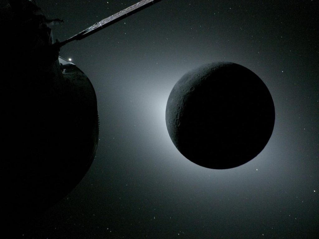 Moon During a Total Solar Eclipse