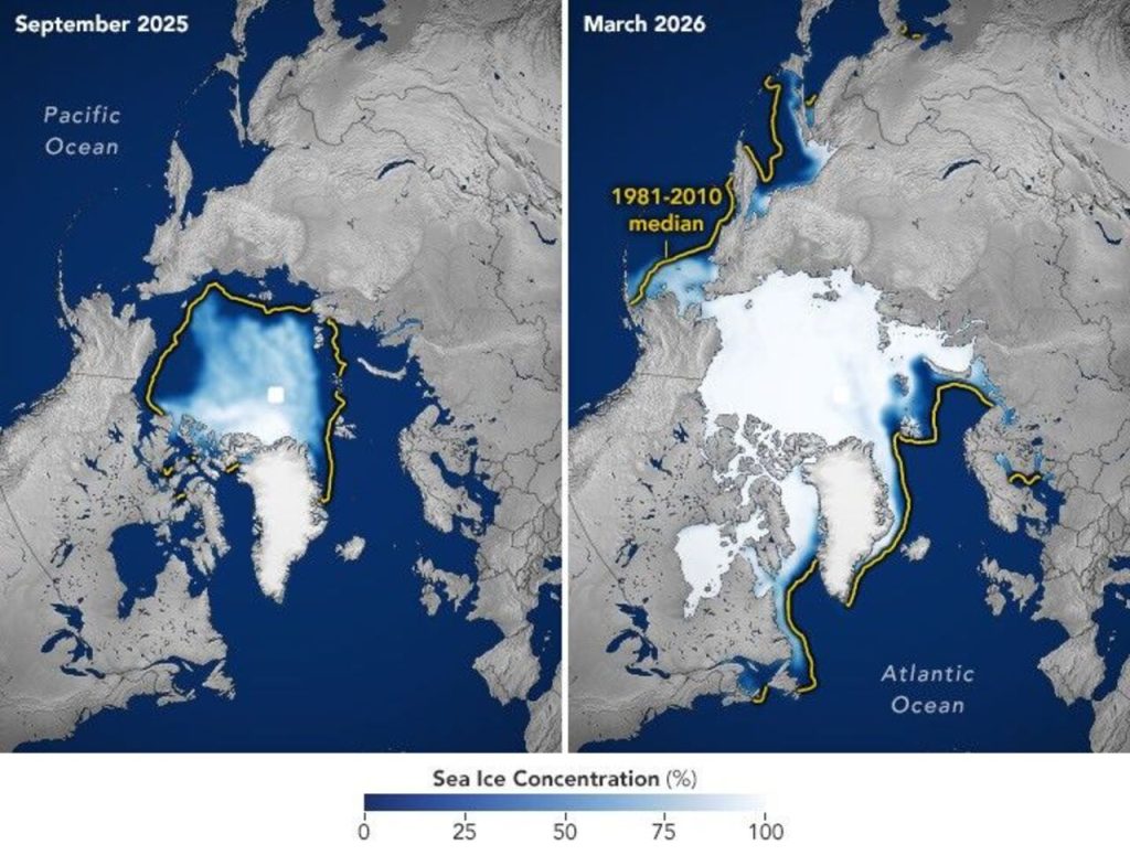 Arctic Sea Ice Reached Its Annual Minimum on September 12