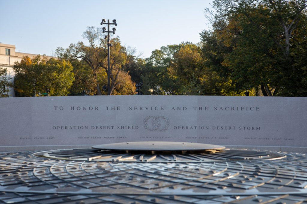 The Memorial Honors Americans Who Served in the 1990–1991 Gulf War